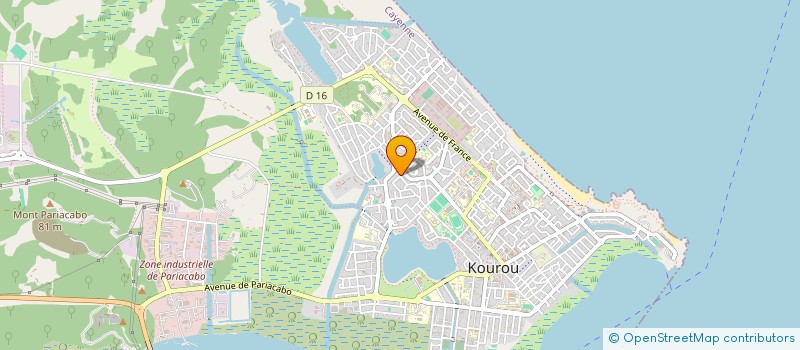 localisation de l'entreprise ASTG ALARMES SECURITE TELESURVEILLANCE à KOUROU