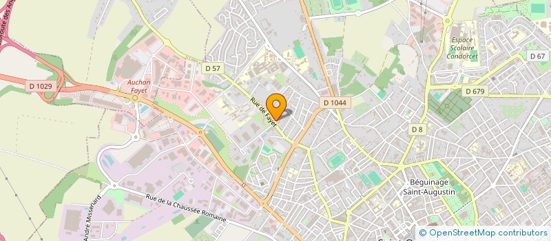 localisation de l'entreprise ASTI à SAINT-QUENTIN