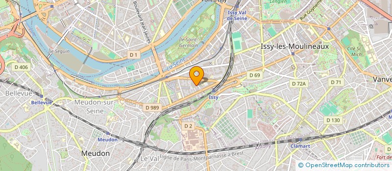 localisation de l'entreprise ASTI ASS SOLIDAR TRAVAIL IMMIG à ISSY-LES-MOULINEAUX