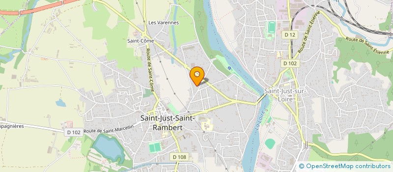 localisation de l'entreprise ASTIC GROUPE  SAINT-JUST-SAINT-RAMBERT