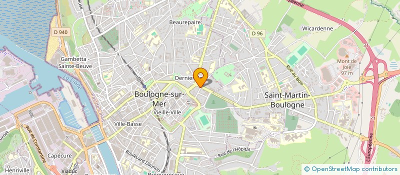 localisation de l'entreprise ASTICOWEB à BOULOGNE-SUR-MER