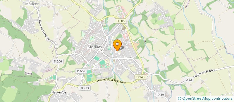 localisation de l'entreprise ASTIE  MORLAAS