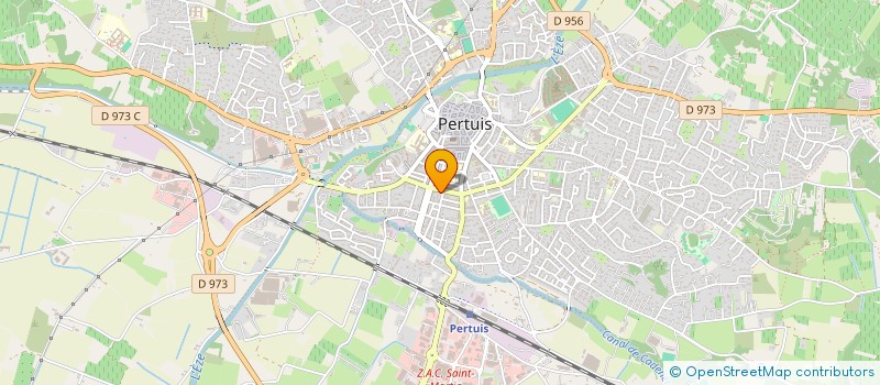 localisation de l'entreprise ASTIER à PERTUIS