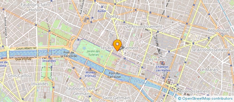 localisation de l'entreprise ASTIER DE VILLATTE à PARIS