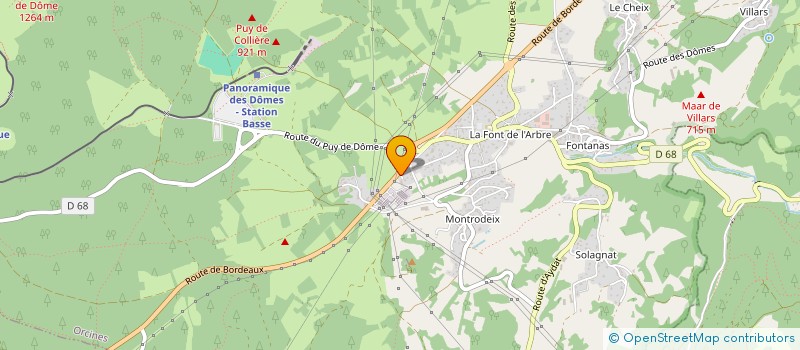 localisation de l'entreprise ASTIER IMMOBILIER  ORCINES