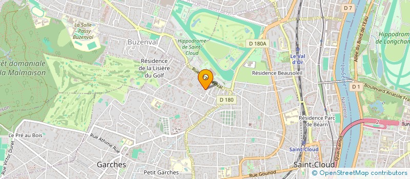 localisation de l'entreprise ASTIER LAVALETTE à GARCHES