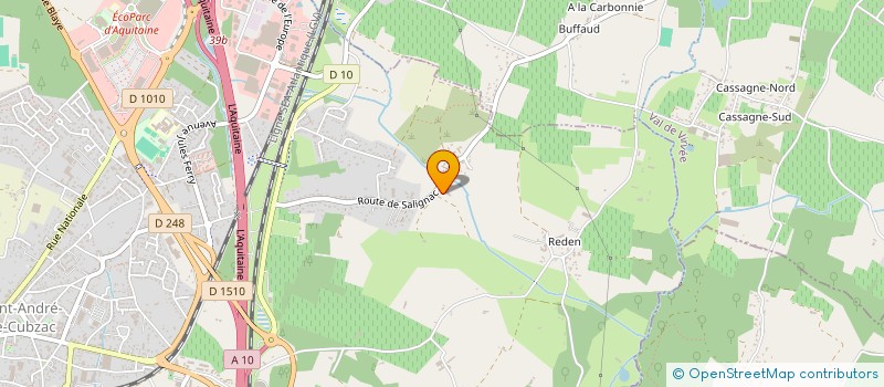 localisation de l'entreprise ASTIER SERVICES SARL à SAINT-ANDRE-DE-CUBZAC