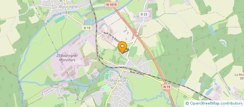 localisation de l'entreprise ASTIER TRANSPORT ET LOGISTIQUE à MORVILLARS