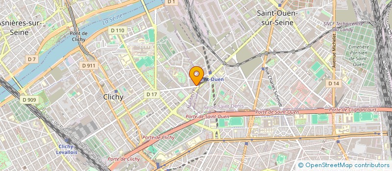 localisation de l'entreprise ASTIGLOM à CLICHY