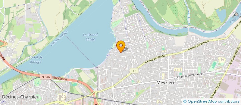 localisation de l'entreprise ASTINE à MEYZIEU
