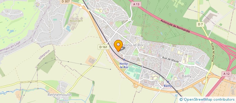 localisation de l'entreprise ASTIOM à NOISY-LE-ROI