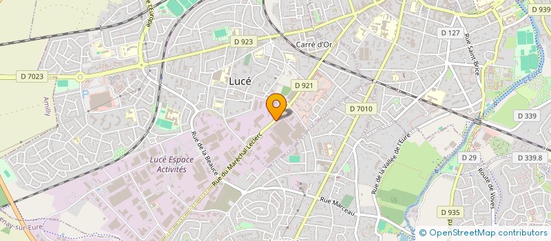 localisation de l'entreprise ASTIP  LUCE