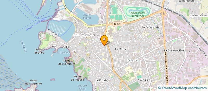 localisation de l'entreprise ASTIQUE M.D.C NETTOYAGE à ROZ-LANDRIEUX