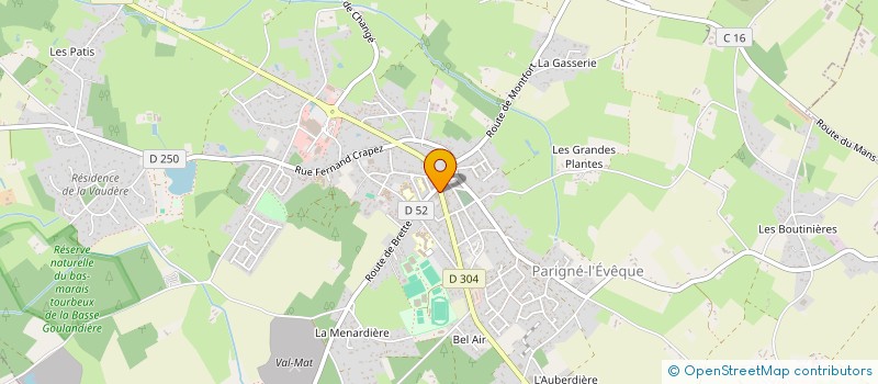 localisation de l'entreprise ASTIWEB à PARIGNE-L'EVEQUE