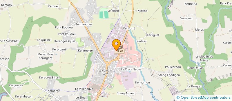 localisation de l'entreprise ASTL à QUIMPER