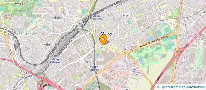 localisation de l'entreprise ASTL à MASSY