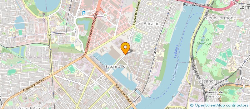 localisation de l'entreprise ASTM  BORDEAUX