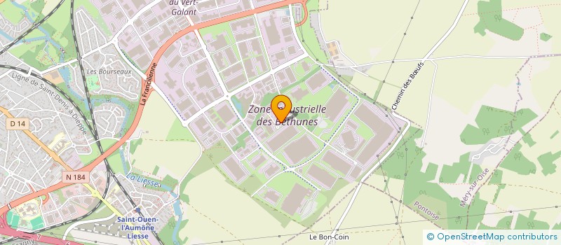 localisation de l'entreprise ASTO  SAINT-OUEN-L'AUMONE