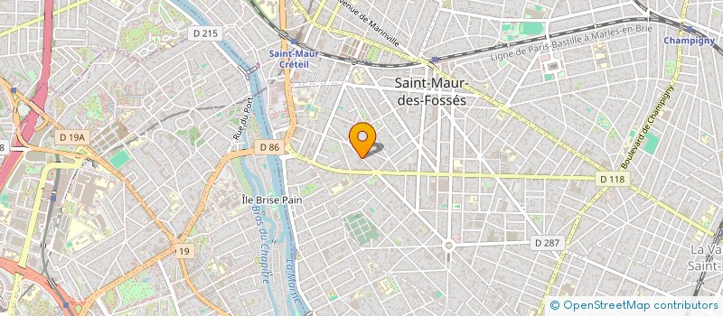 localisation de l'entreprise ASTO PHI GROUP  SAINT-MAUR-DES-FOSSES