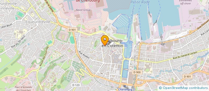 localisation de l'entreprise ASTOG à CHERBOURG-EN-COTENTIN