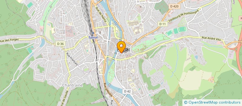 localisation de l'entreprise ASTOIN-DANIEL IMMOBILIER à EPINAL
