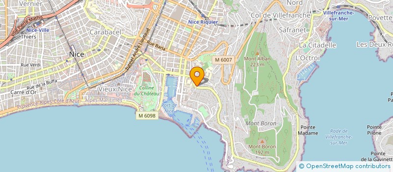 localisation de l'entreprise ASTON à NICE