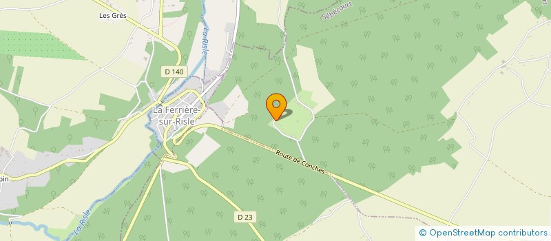 localisation de l'entreprise ASTON  SEBECOURT