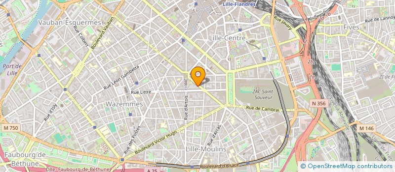 localisation de l'entreprise ASTON à LILLE