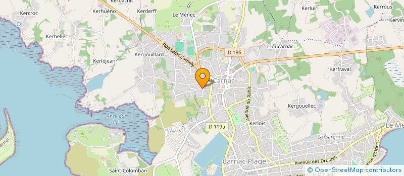 localisation de l'entreprise ASTON BAY  CARNAC