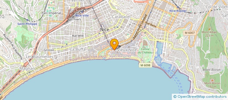 localisation de l'entreprise ASTON & CROWN à NICE