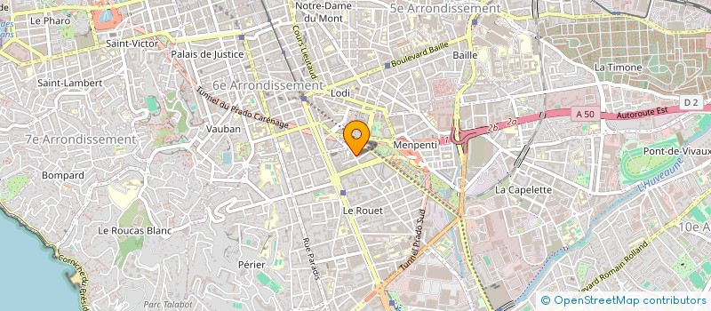 localisation de l'entreprise ASTON GROUPE à MARSEILLE