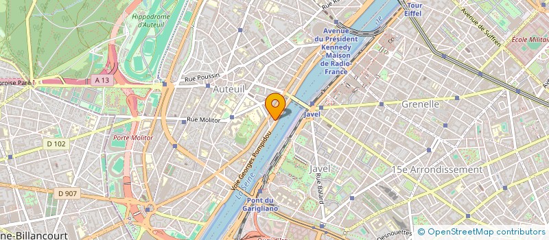 localisation de l'entreprise ASTON II  PARIS