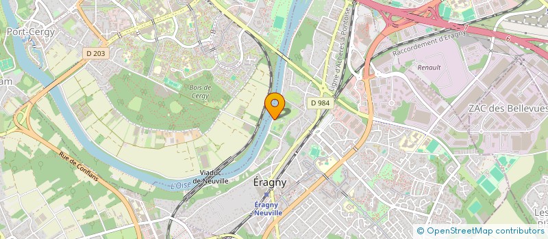 localisation de l'entreprise ASTON TARA  ERAGNY