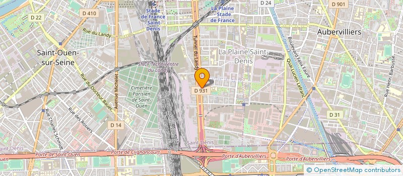 localisation de l'entreprise ASTON UNITED à SAINT-DENIS