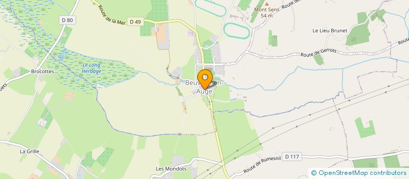 localisation de l'entreprise ASTONDOR  BEUVRON-EN-AUGE