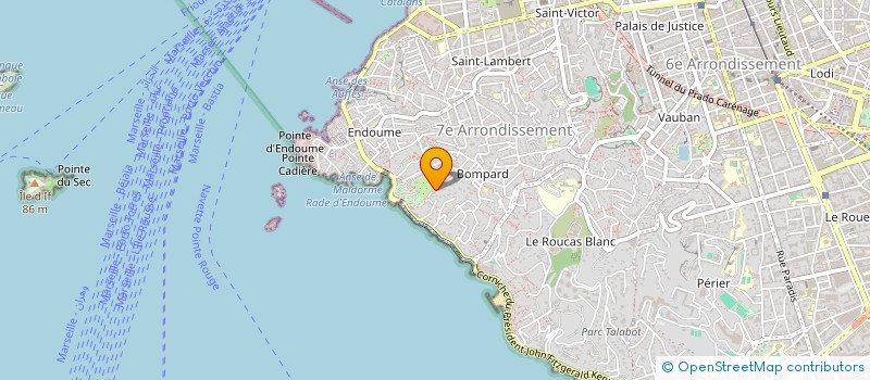 localisation de l'entreprise ASTONE à MARSEILLE