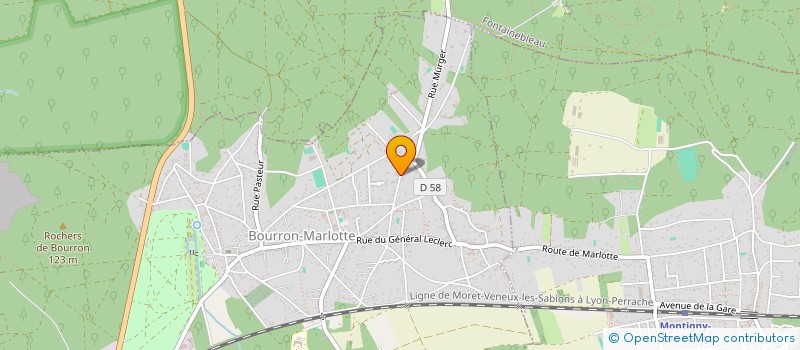 localisation de l'entreprise ASTONE PARTICIPATIONS  BOURRON-MARLOTTE