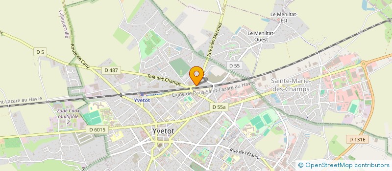 localisation de l'entreprise ASTONIA  YVETOT