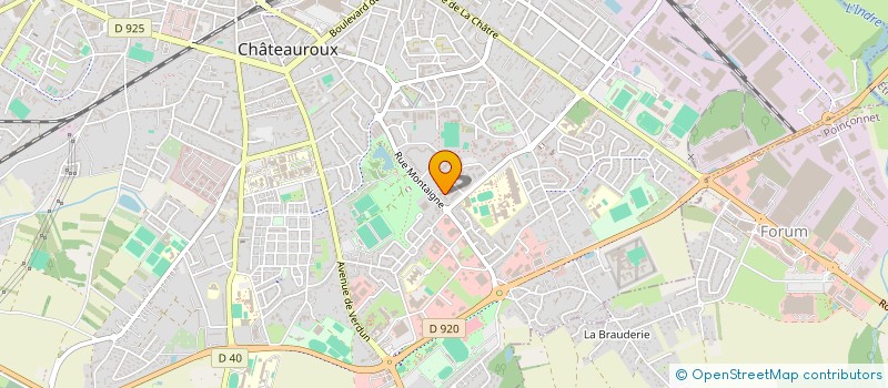 localisation de l'entreprise ASTONYS EXPERTS à CHATEAUROUX
