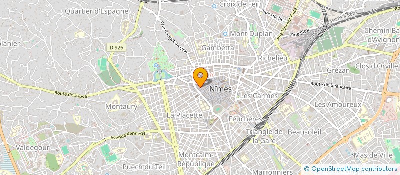 localisation de l'entreprise ASTOR  NIMES