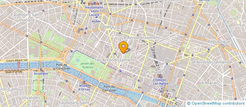 localisation de l'entreprise ASTOR. STAG à PARIS