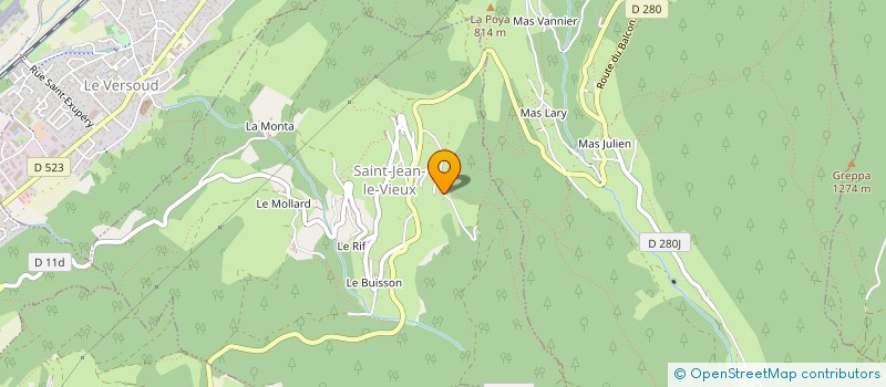 localisation de l'entreprise ASTORA  SAINT-JEAN-LE-VIEUX