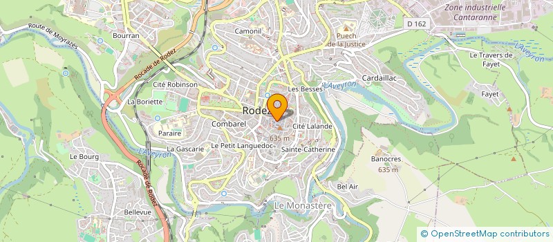 localisation de l'entreprise ASTORG IMMO  RODEZ