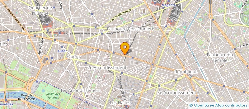 localisation de l'entreprise ASTORG VIE à PARIS