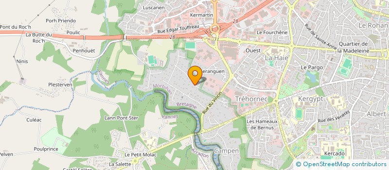 localisation de l'entreprise ASTORIA à VANNES