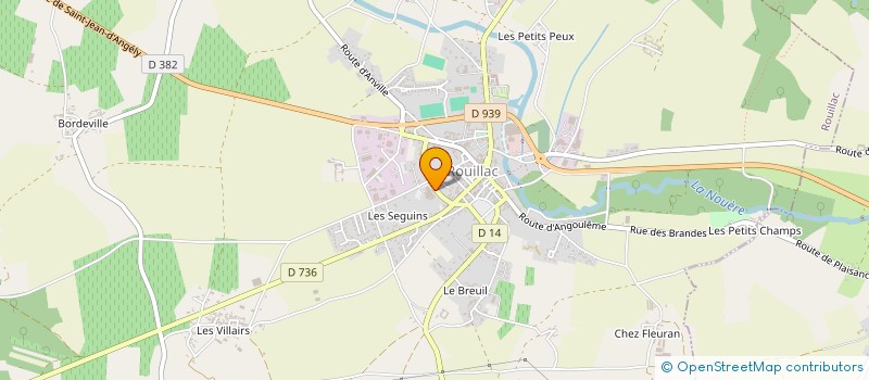 localisation de l'entreprise ASTORIA à ROUILLAC