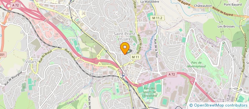 localisation de l'entreprise ASTORIA  SAINT-PRIEST-EN-JAREZ