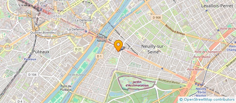 localisation de l'entreprise ASTORINVEST à NEUILLY-SUR-SEINE