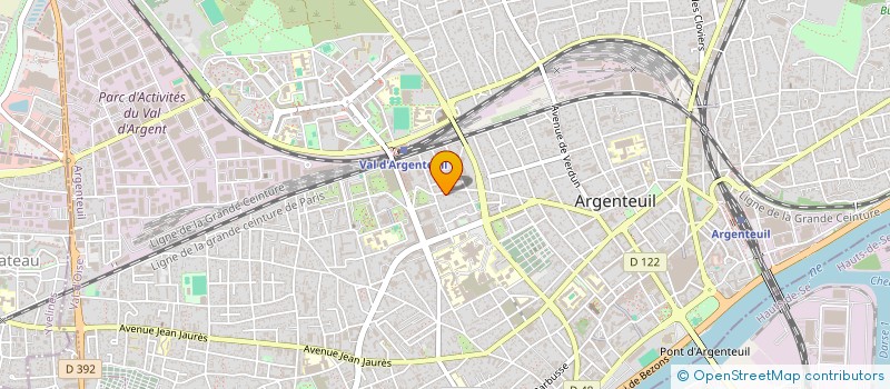 localisation de l'entreprise ASTORNI  ARGENTEUIL