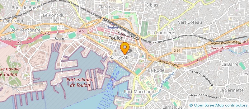 localisation de l'entreprise ASTOUR ARCHITECTURE CONSTRUCTION  TOULON
